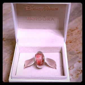 Pandora Snow White Disney Murano Red Glass Charm